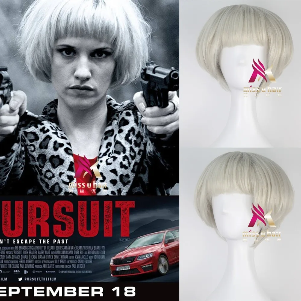 

Женский парик для косплея на Хэллоуин, короткий золотой парик для ролевых игр, с шапочкой