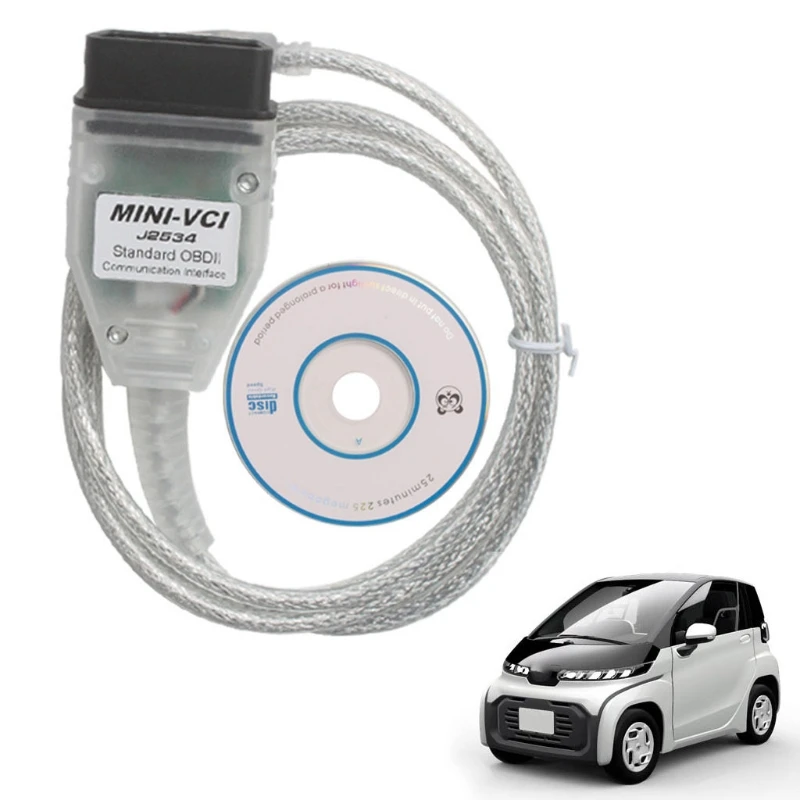 

Automotive Diagnostic Test Cable Mini Vci Cable Supporting J2534 Auto Scanner OBD OBD2