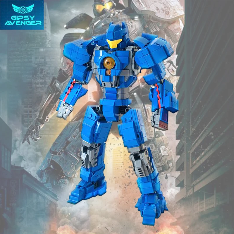 

Военный механический робот Moc giпсис, конструктор из классического фильма, модель в сборе, военное оружие, боевое строительство, детские игру...