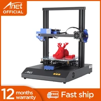 anet et4x integrated all metal frame fdm 3d printer diy kit easy assembly heating fast resume printing impresora 3d