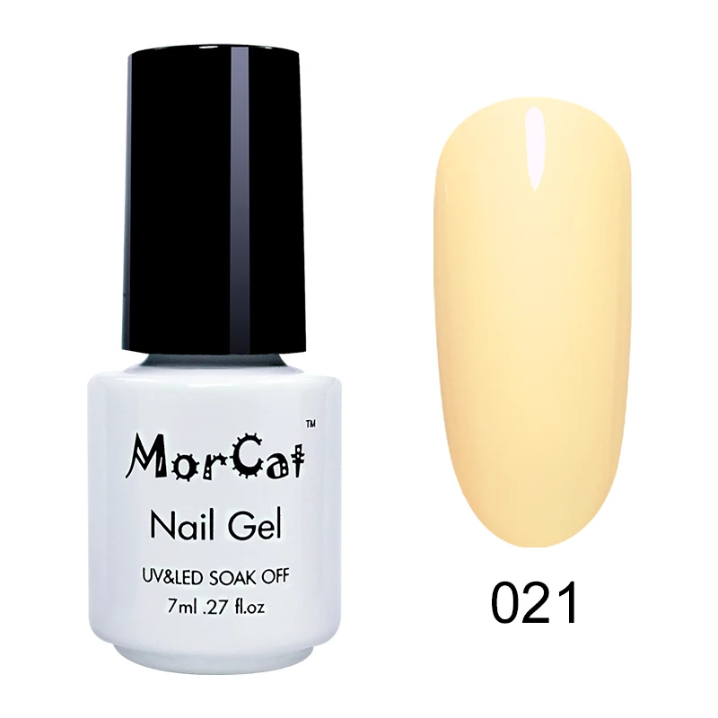 MorCat Гель-лак для ногтей 7 мл флуоресцентный Цветной Гель-лак Soak Off неоновый лак для ногтей лак для нейл-арта Vernis полуперманентный УФ - Цвет: 021