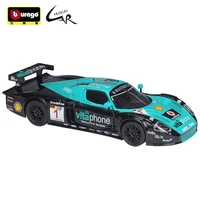 bburago 124 model car simulation alloy racing metal toy car children toy gift collection maserati mc12 toy with base