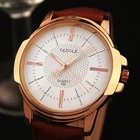Часы наручные мужские кварцевые от бренда Yazole, деловые модные роскошные известные