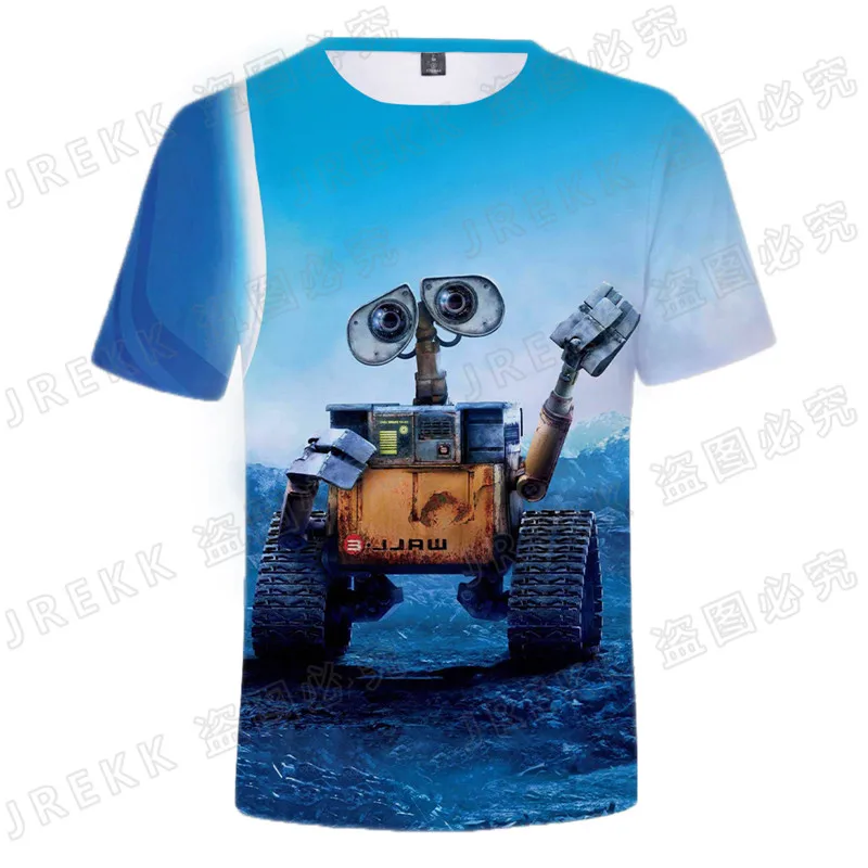 

2020 New Disney WALLE 3D T Shirt Men Women Children Fashion Streetwear Boy Girl Kids Printed T-shirts Casual Cool Tops Tee