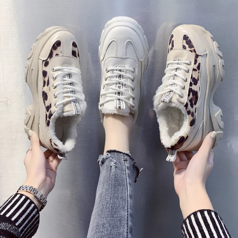 2019 г. обувь зимние теплые женские ботинки на платформе плюшевые повседневные