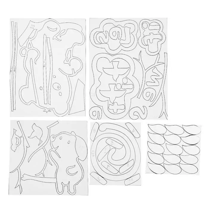 3D Wall Stickers Kids Children Bedroom Decor Bear Sun Clouds Dog Tree Birds Swing Plane Cute Home | Обустройство дома