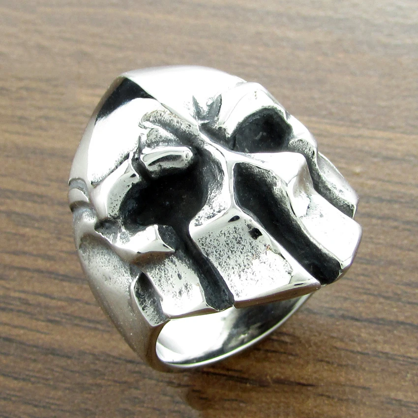 Бесплатная доставка Туфли в стиле панк 316L Нержавеющая сталь серебро Цвет