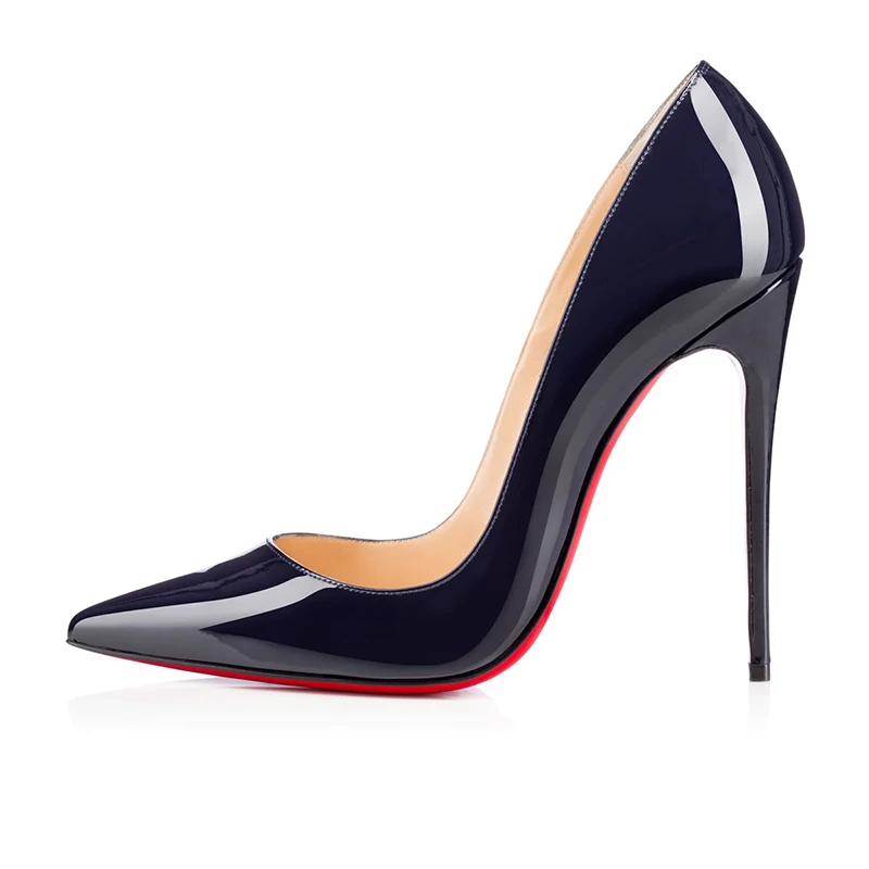 

Luxury Pumps Sexy Platform Clear Women 3 Color High Heels 8 10 12cm Ladies Mules Red Bottom Wedding Party Dress Shoes Size 35-44