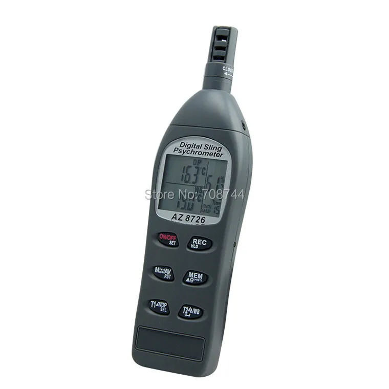 AZ8726 Карманный гигро-термометр с зондом высокой точности температуры и промышленный цифровой термометр измеритель влажности