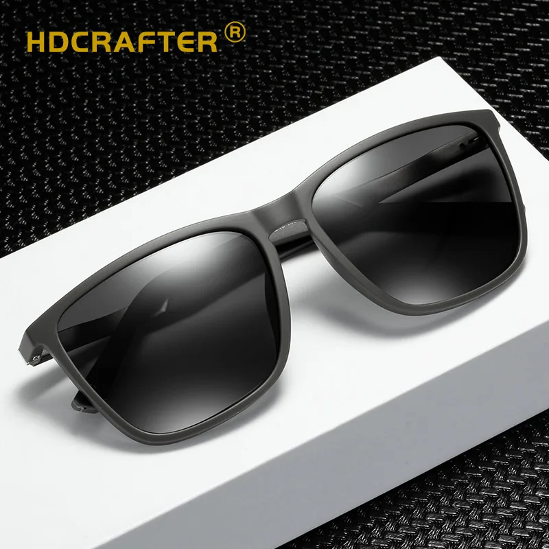 Солнцезащитные очки HDCRAFTER Мужские поляризационные брендовые дизайнерские