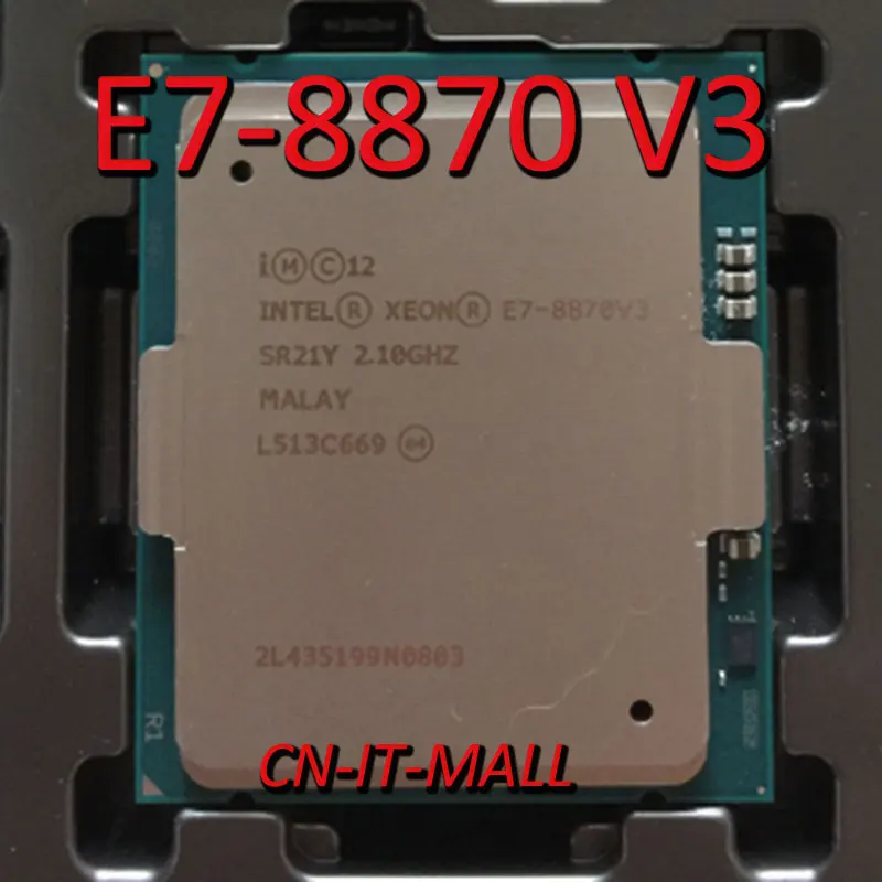 

Intel Xeon E7-8870 V3 CPU 2.1GHz 45M 18 Core 36 Threads LGA2011 Processor