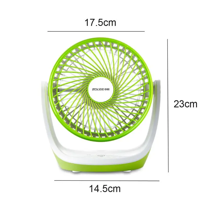 

Universal Rechargeab USB Desk Fan 3 Speed with Touch ON OFF Switch Air Cooling Personal Fan for Home Office Desktop