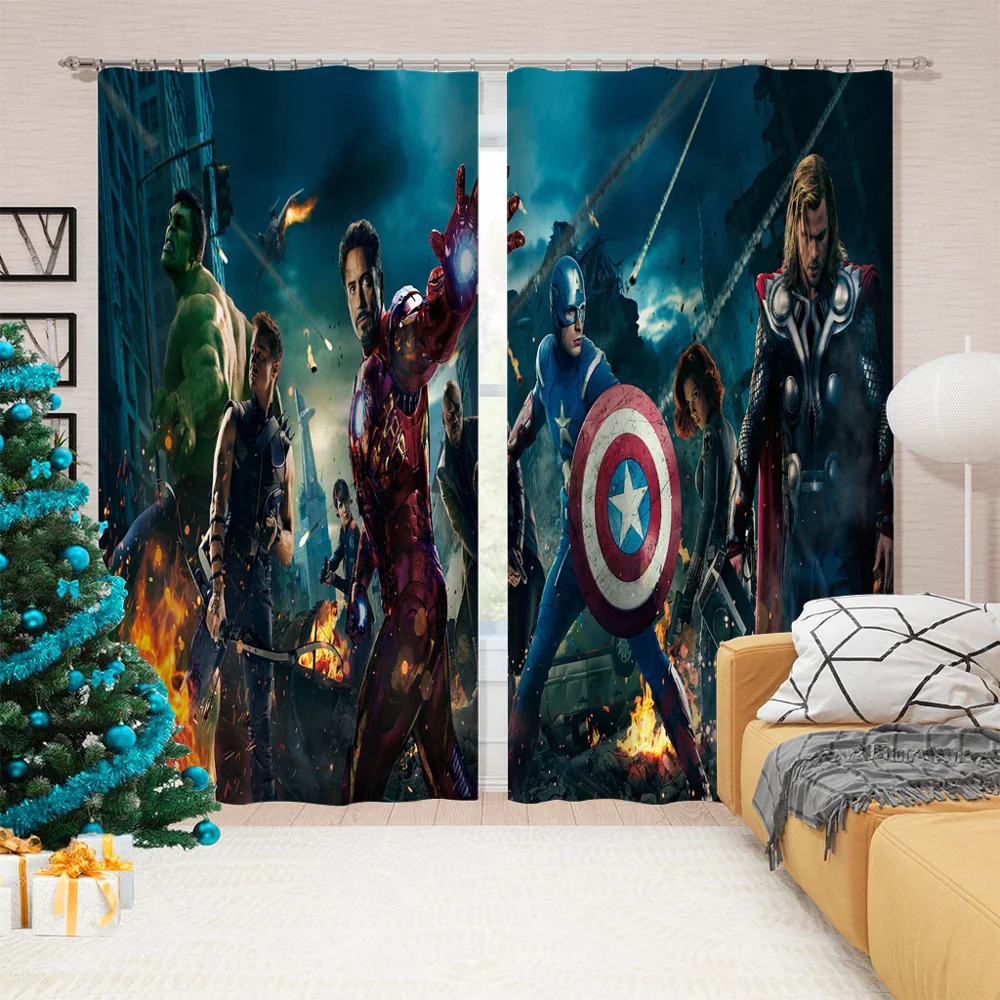 

New custom children's room cute cartoon boy girl bedroom kids curtains Thick shading soundproof windproof curtain