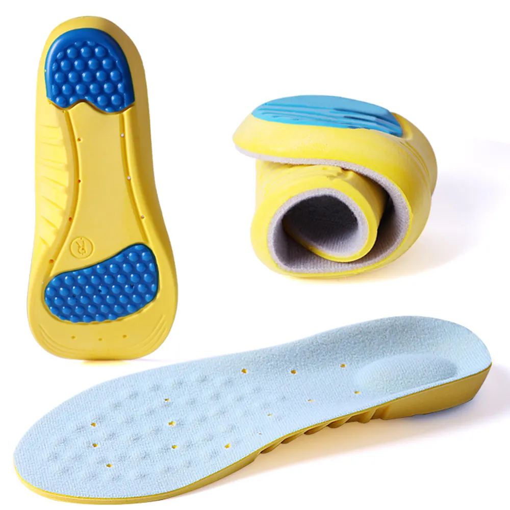 

Sport Insoles Mezzanine Insole 1 Pair Sweat Absorption Pads Leg Foot Massage Running Sport Shoe Inserts Breathable Insoles
