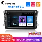 Автомагнитола Camecho 2 din Android для VWVolkswagenGolf 5PoloTiguan2012Passatb7b6leonSkodaOctavia, мультимедийный плеер с GPS