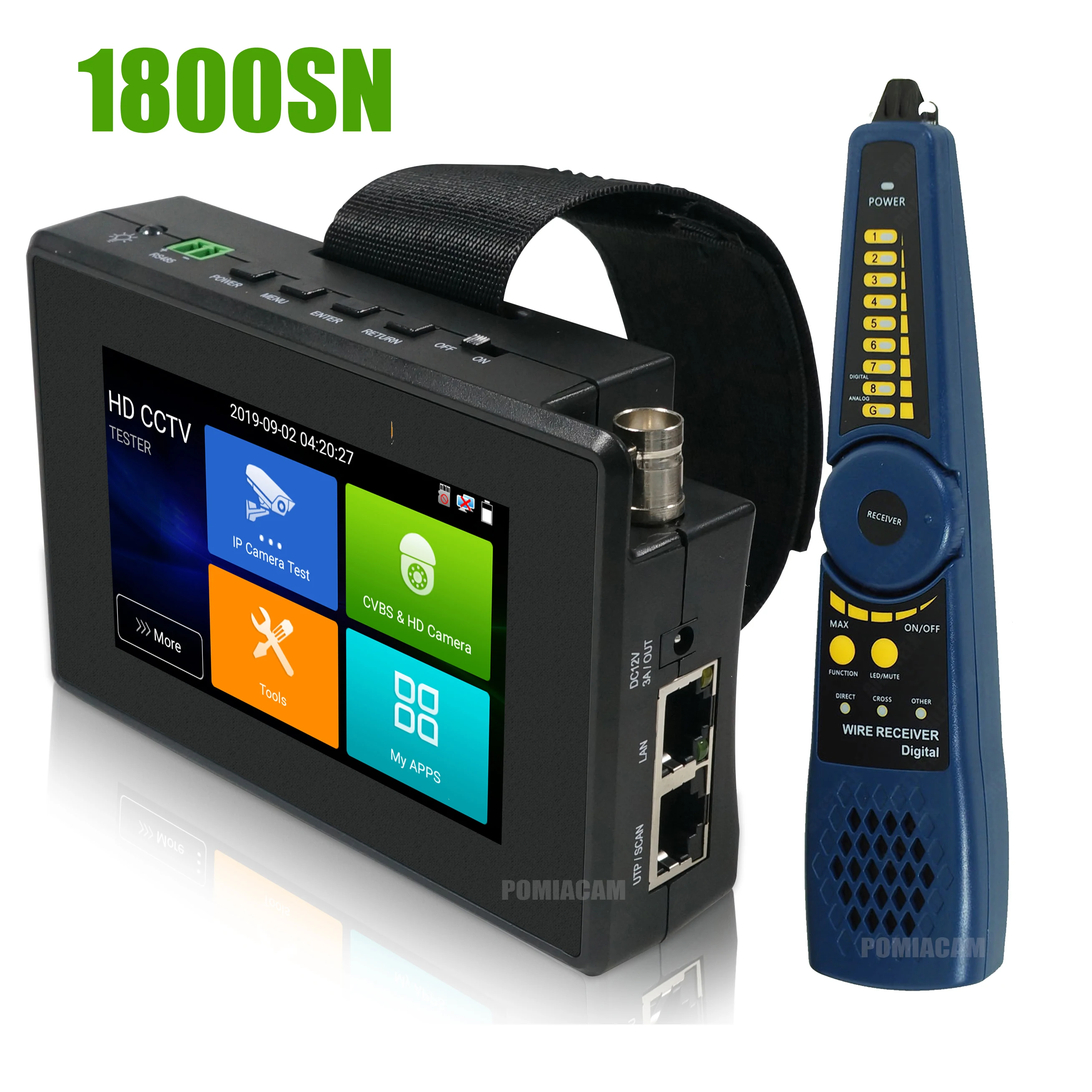 IP-камера тестер монитор 8MP AHD/TVI / CVI CVBS CCTV PTZ контроллер Быстрый ONVIF IPC с портом POE |