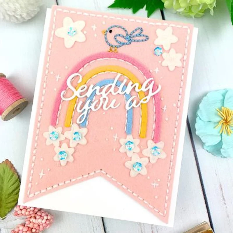 Holiday House Gift Bag Woodwork Banner Starflakes Fir Branches Alphabets Cutting Dies for DIY Scrapbooking Card Crafts 2020 New |