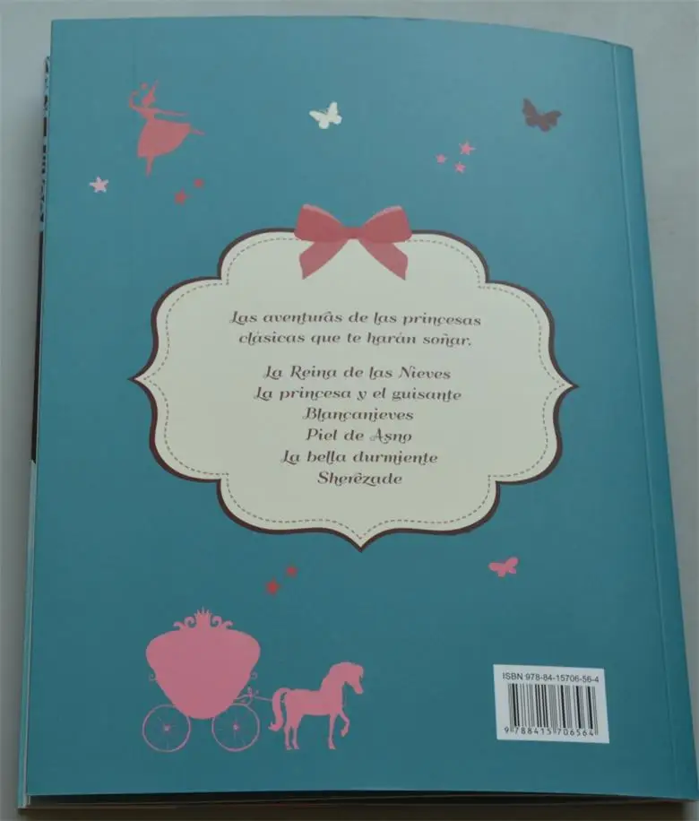 Оригинальная испанская книга принцессы для родителей и детей классическое