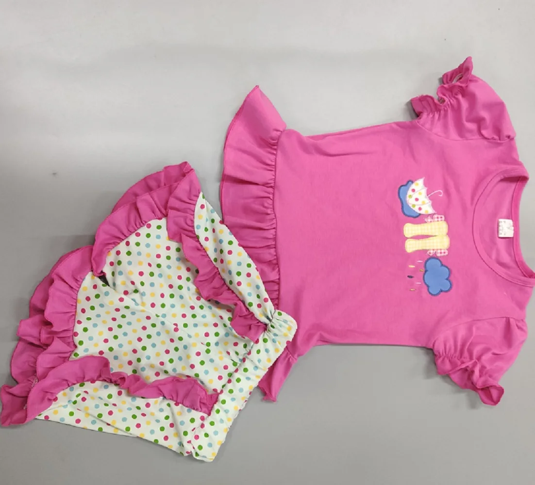 Baby Girl Suit Clothes Newborn Infant Sets Girls Outfit Pink Summer Spring Toddler set Children Outfits | Детская одежда и обувь