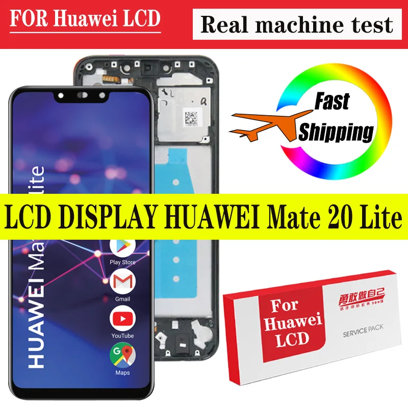 Оригинальный сменный ЖК-дисплей 6 3 дюйма для Huawei Mate 20 Lite с сенсорным экраном и