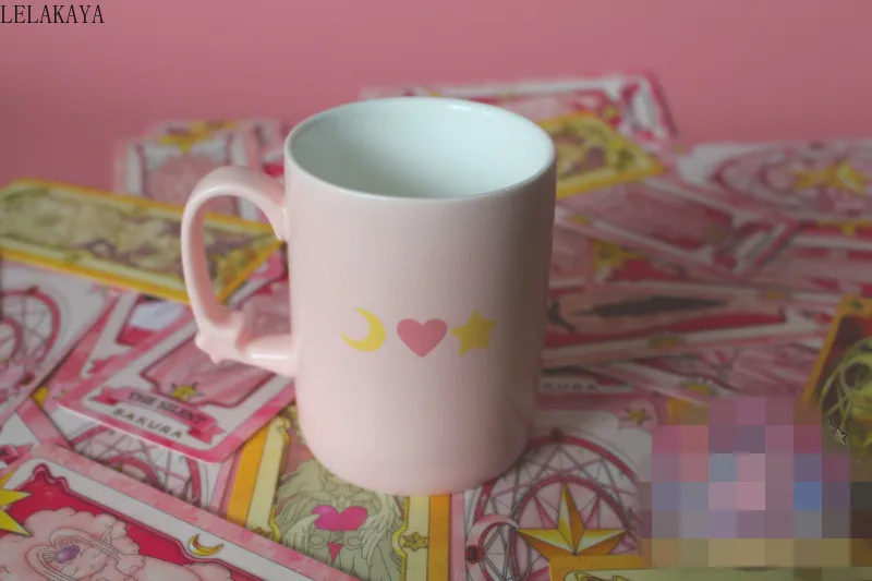 201 300 мл необычная креативная розовая чашка для карт Сакура с розовой луной экшн