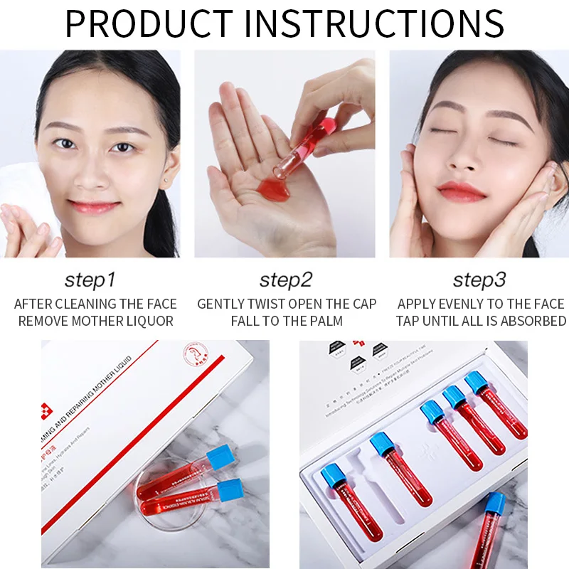 

Serum Protein Firming And Repairing Mother Liquid Moisturizing And Hydrating 5ml * 6 Bottles