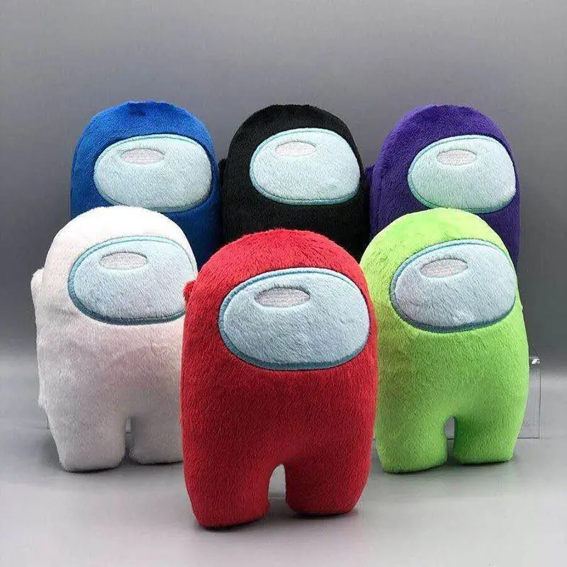 

12pcs/Set 10cm Among Us Plush Toy Kawaii Cartoon Anime AmongUs Game Stuffed Plushie Doll Toys for Children Birthday Gifts