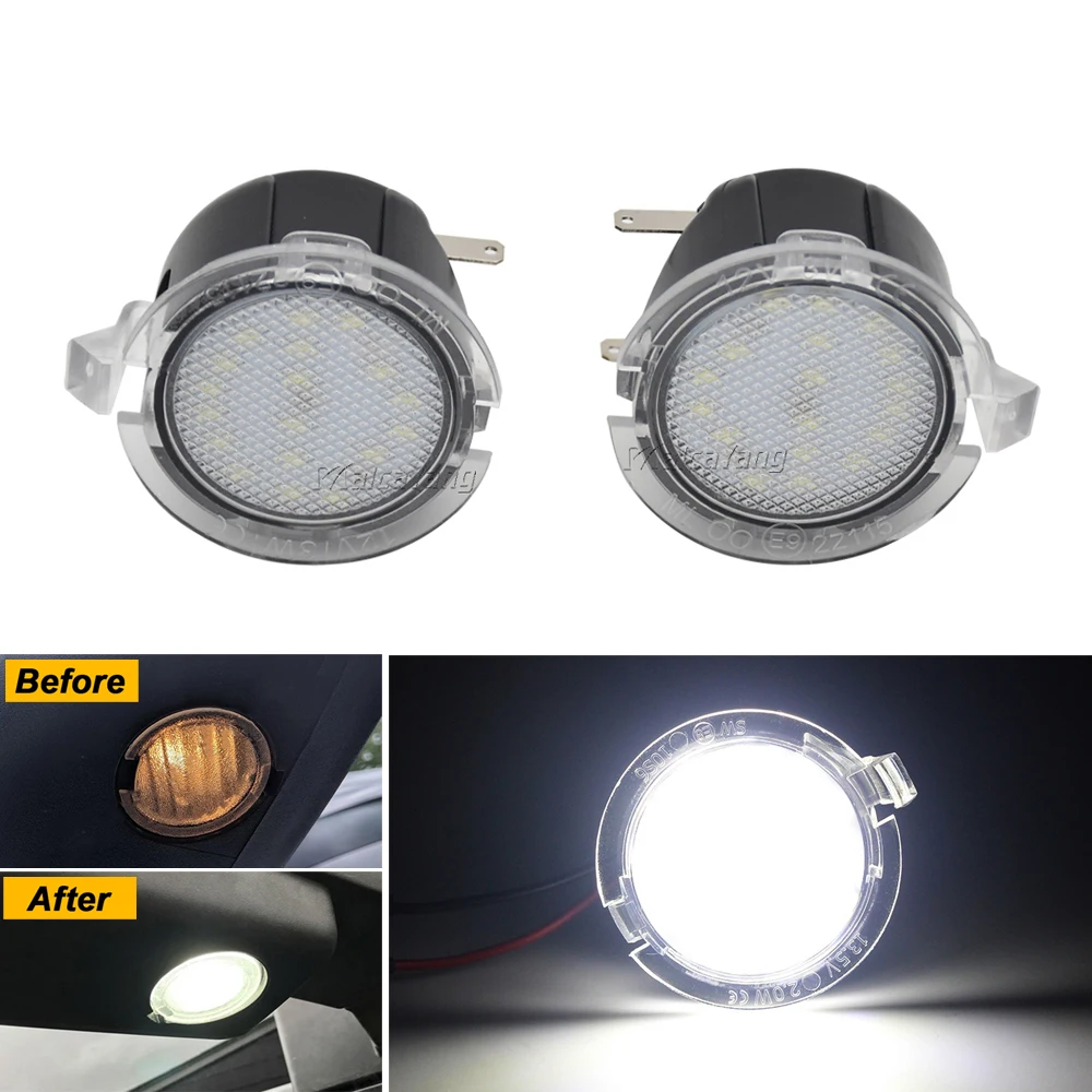 

2Pcs Canbus LED Puddle Light Side Mirror Lights No Error Welcome Lamp For Toyota Tundra 2007-2021 Sequoia 2008 2009 2010-2021