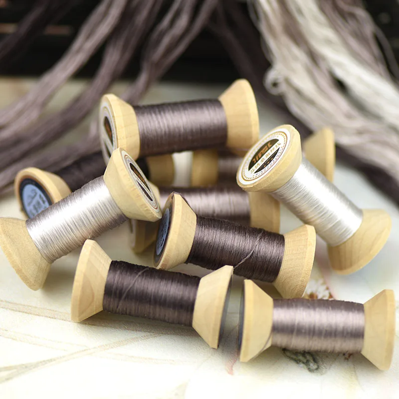 Вышивальная нить Suzhou/шпуля из шелковой нити/Цветочная линия/шелковая нить/цвет