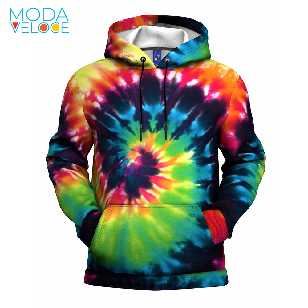 

Male Hoodie High quality 3d print tie Dye Cool Special Trendy Spyral Hoodies Sweatshirts Men women Anime Design