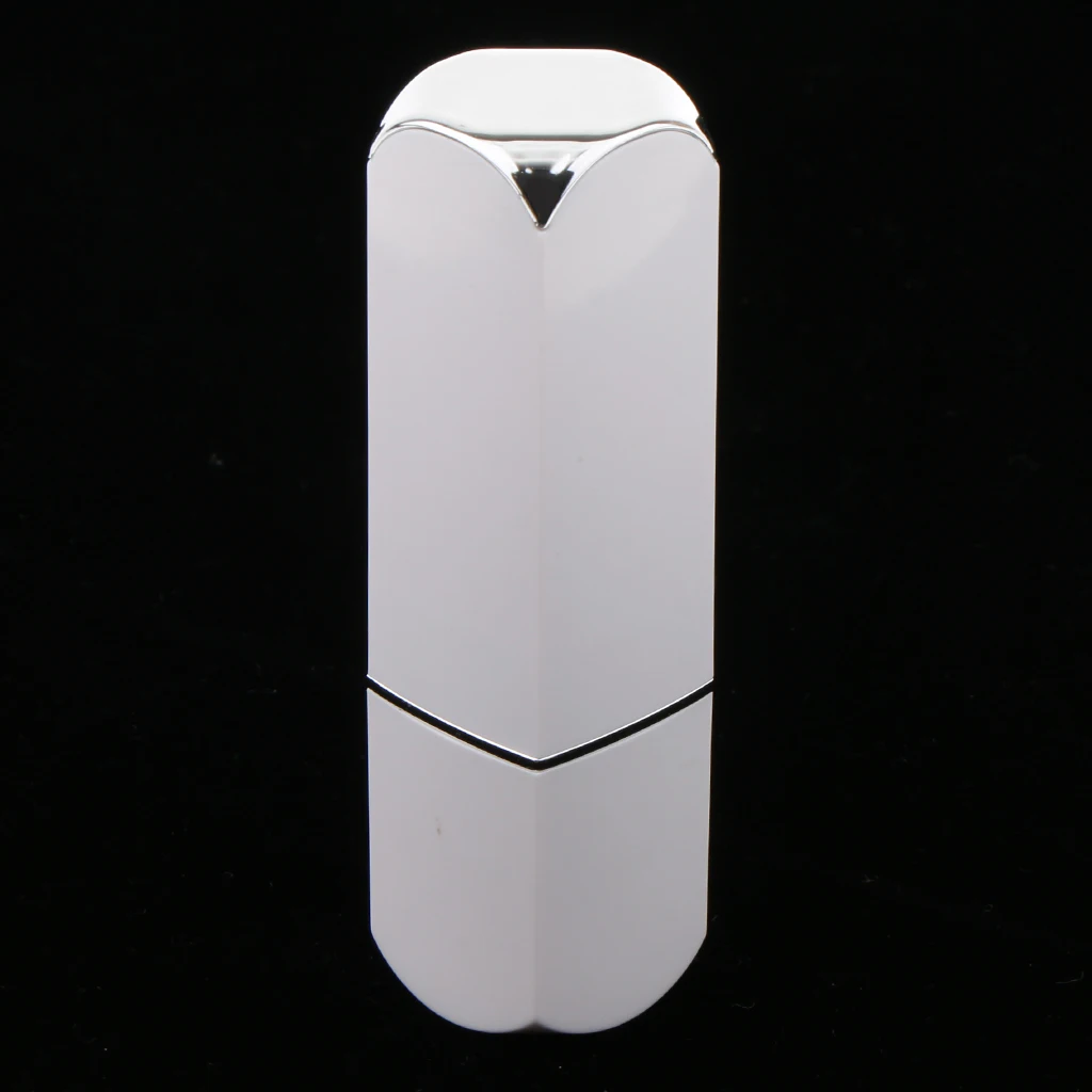 

White Classical Plastic Empty Lipstick Tube Lip Balm Bottle Dia 12.1mm DIY