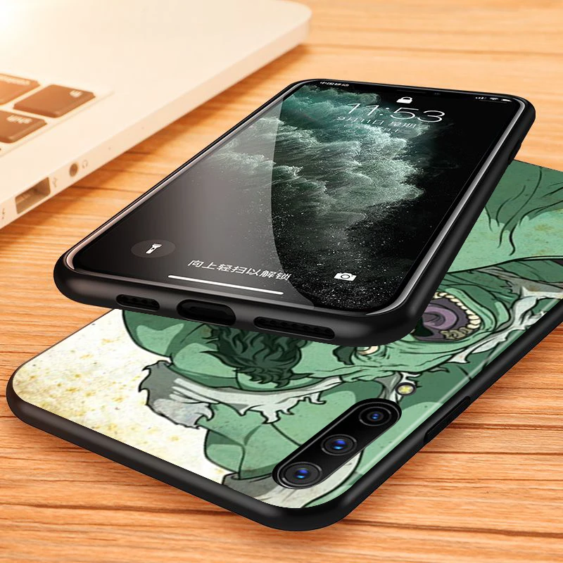 

Marvel Hulk for Samsung Galaxy A90 A80 A70S A70 A60 A50 A40 A30 A20 A10 A2 Core Black Phone Case