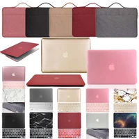 for apple macbook air pro retina 11 12 13 15 inch laptop case keyboard cover laptop bag with solid color patterns series