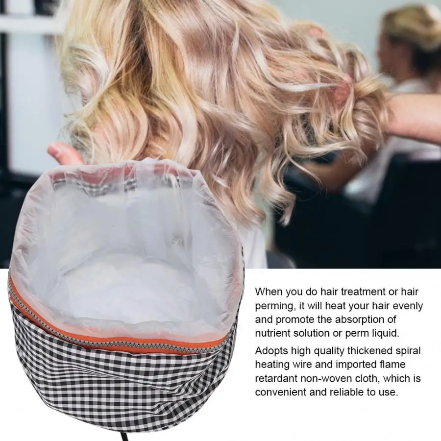 Бытовая электрическая маска для волос масляная шапочка термического лечения