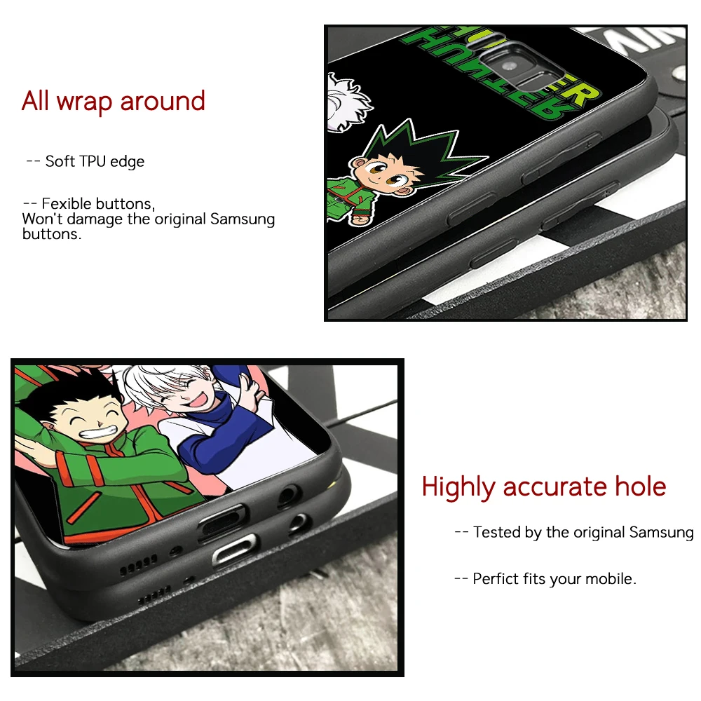 Чехол из закаленного стекла GON FREECSS Killua Zoldyck для Samsung A50 A60 A70 A21 A31 A51 A71 A81 A91 4G 5G A50S A70S M40