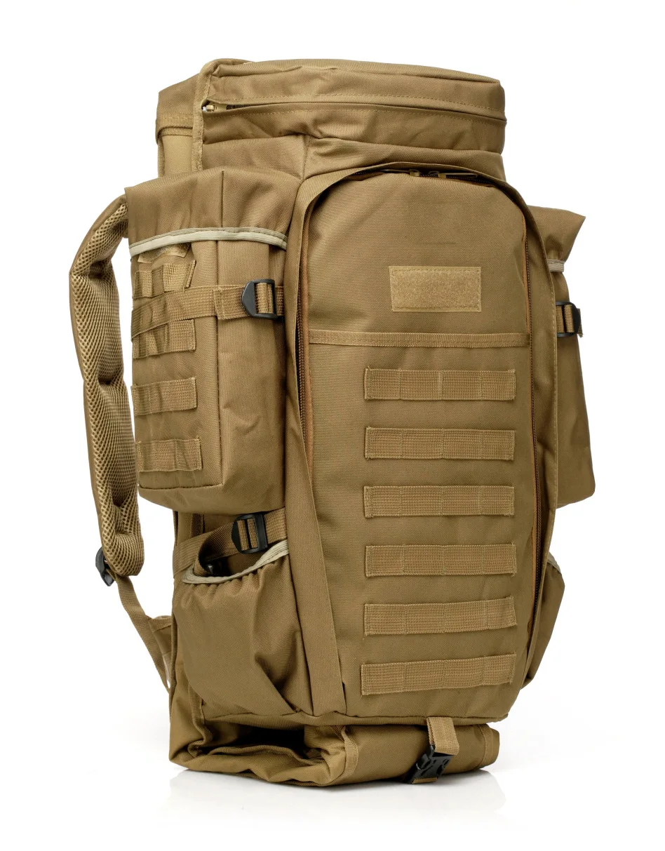 70L Large Capacity Men Army Tactical Backpacks Military Assault Bags Outdoor 3P EDC Molle Pack For Trekking Camping Hunting Bag | Спорт и