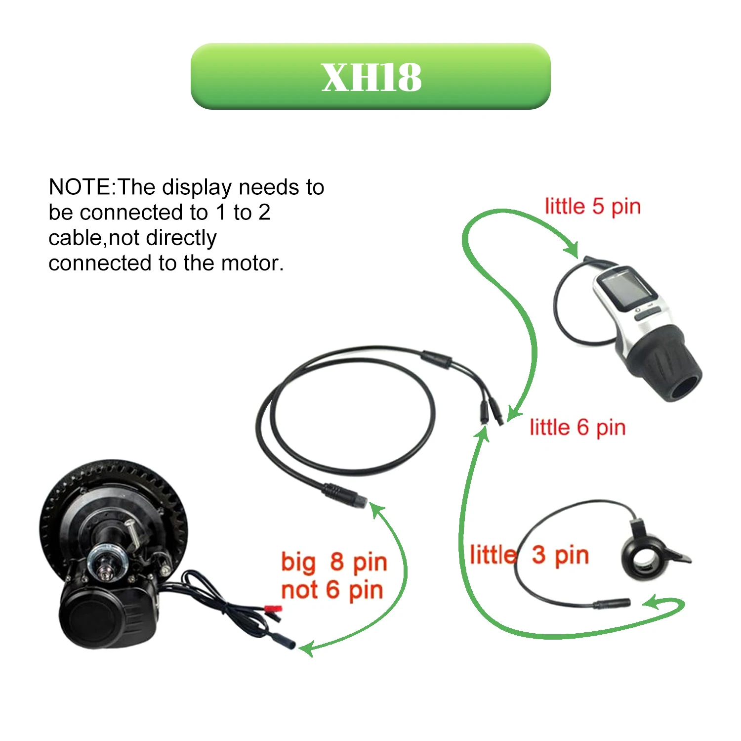 Okfeet TSDZ2 V LCD 5 Кнопка оператора 6 XH18 дисплей Ebike TONGSHENG Средний привод двигателя TSDZ 2