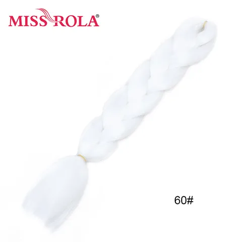 Синтетические волосы для наращивания Miss Rola, 24 дюйма, 1 тон, 100 г, высокотемпературные волосы для женщин