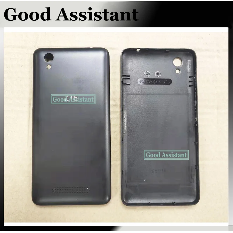 Black battery cover Белая/черная лицевая пластина для ЖК-дисплея рамка Передняя средняя рамка Корпус Батарейная дверь задняя крышка корпус чехол для zte blade x3 d2 T620 - Цвет: Black battery cover