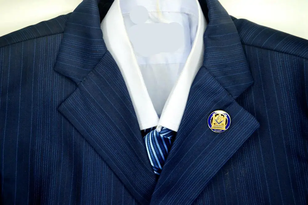 Масонская эмблема значок булавки на лацканы масон вольный каменщик из цинкового