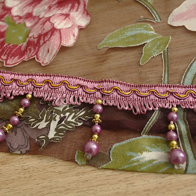 Роскошная вуаль с цветочной вышивкой 3D занавески ткань тюль отвесные для кухни