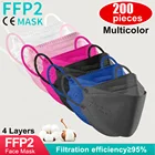 CE FFP2 mascarilla fpp2 homologada colores респираторная маска fpp2 многоразовая маска для лица от моли kn95 mascarilla FFP2mask ce ffp3