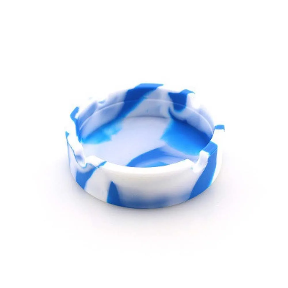 Новая круглая пепельница из силикагеля психоделическая мягкая силиконовая