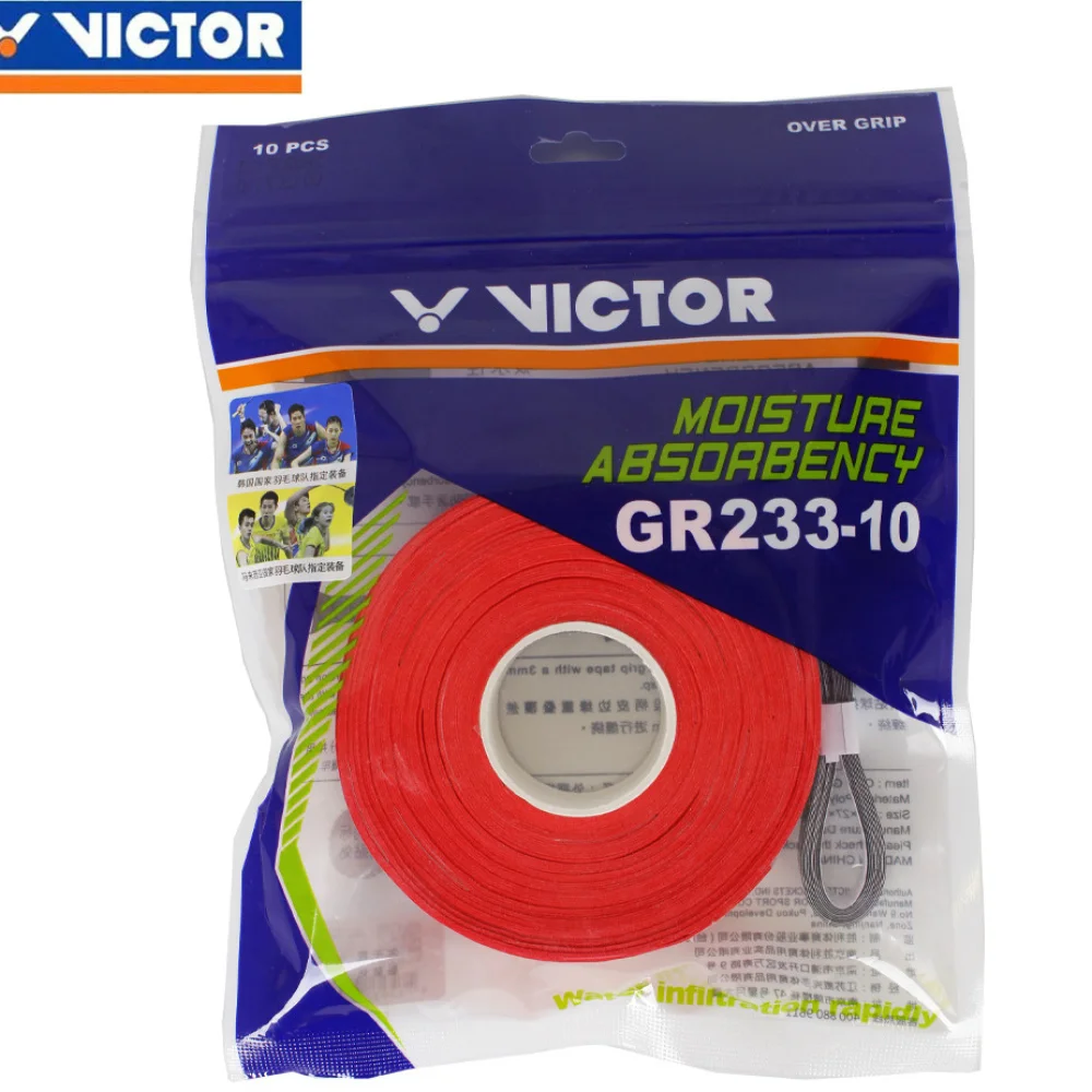 (10 шт./партия) Victor ракетки для бадминтона качественные теннисные Overgrip Корея