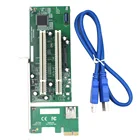 PCI-Express на двойной PCI-адаптер X16 PCIe слот расширения карты USB 3,0 кабель плата преобразователя TXB024