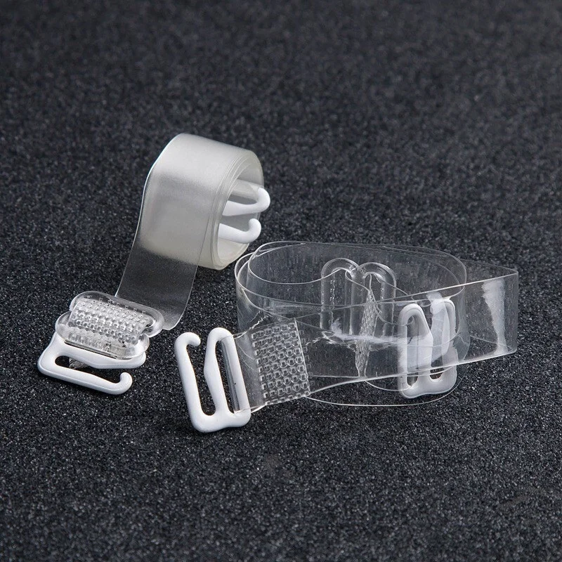 

2022 5pair clear womens bra transparent bra strap 1.5cm payment