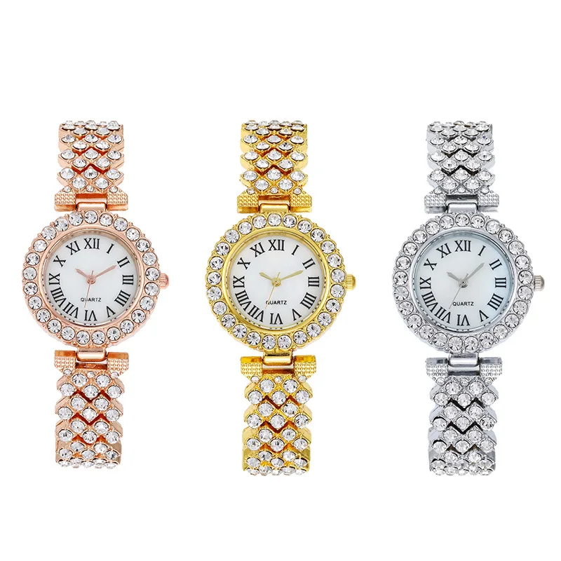 

Ladies Square Quartz Waterproof Watch Relogio Masculino Ladies Watch Luxury Ice Watch Gold Diamond Watch Top Brand