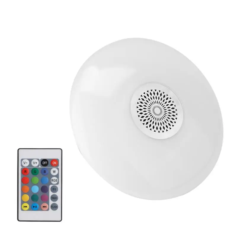 

Newest High Qulity Bluetooth Music Light Remote Control Intelligent Colorful Audio Lights RGB Colorful Lighting Smart Light Bulb