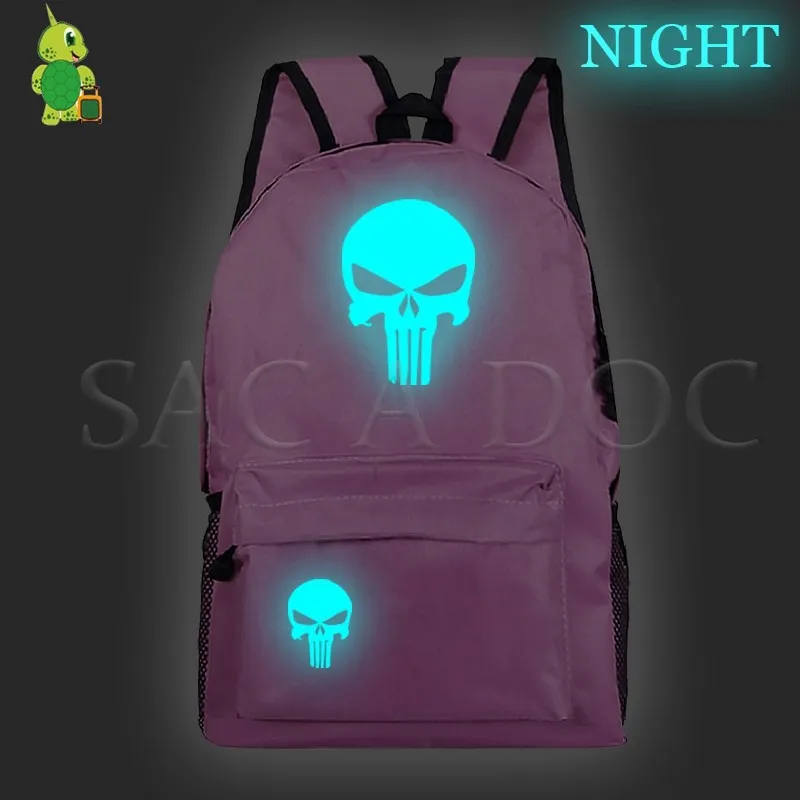 28pink Новинка, рюкзак Mochila, Мстители, женский, мужской, рюкзак, светящийся, для подростков, школьные сумки, Капитан Америка, дорожная сумка для ноутбука - Цвет: 28pink