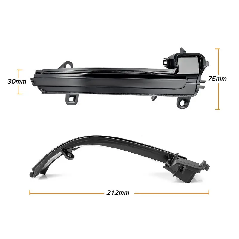 Светодиодный индикатор зеркала заднего вида с боковым крыльем для автомобиля